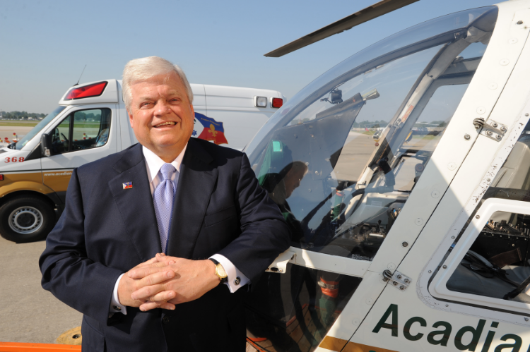 Richard Zushlag, Founder of Acadian Ambulance Company