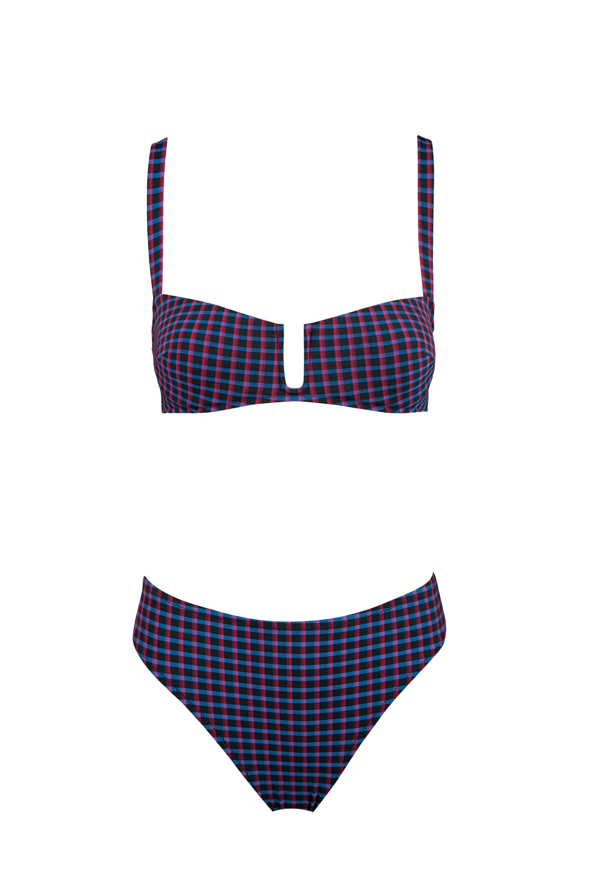 Pale swimwear Isaura Black Seersucker｜水着・ラッシュガード