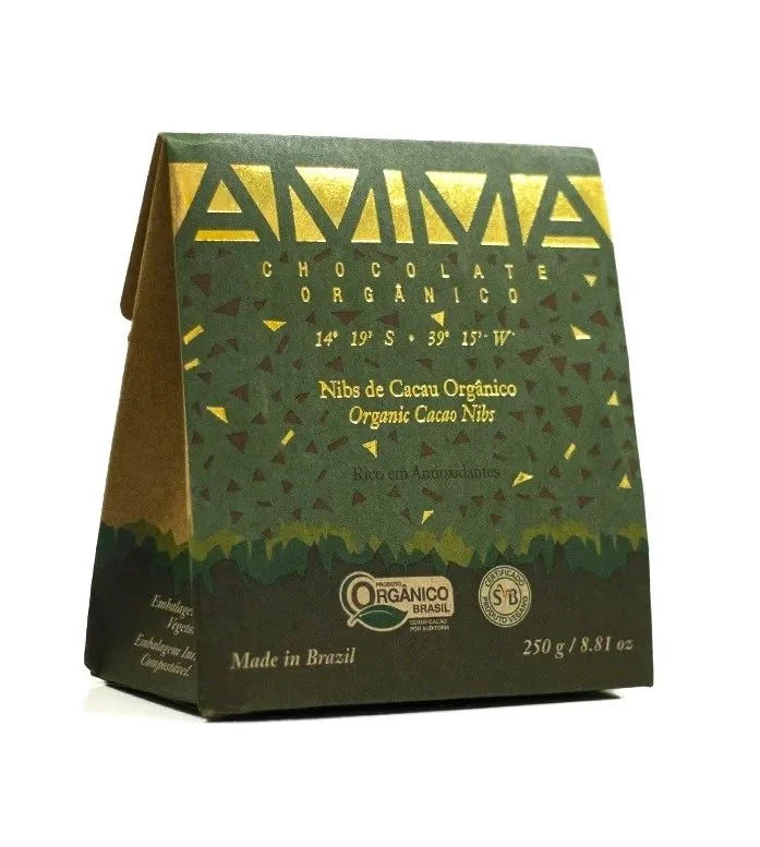 Nibs de Cacau Orgânico Amma 250g