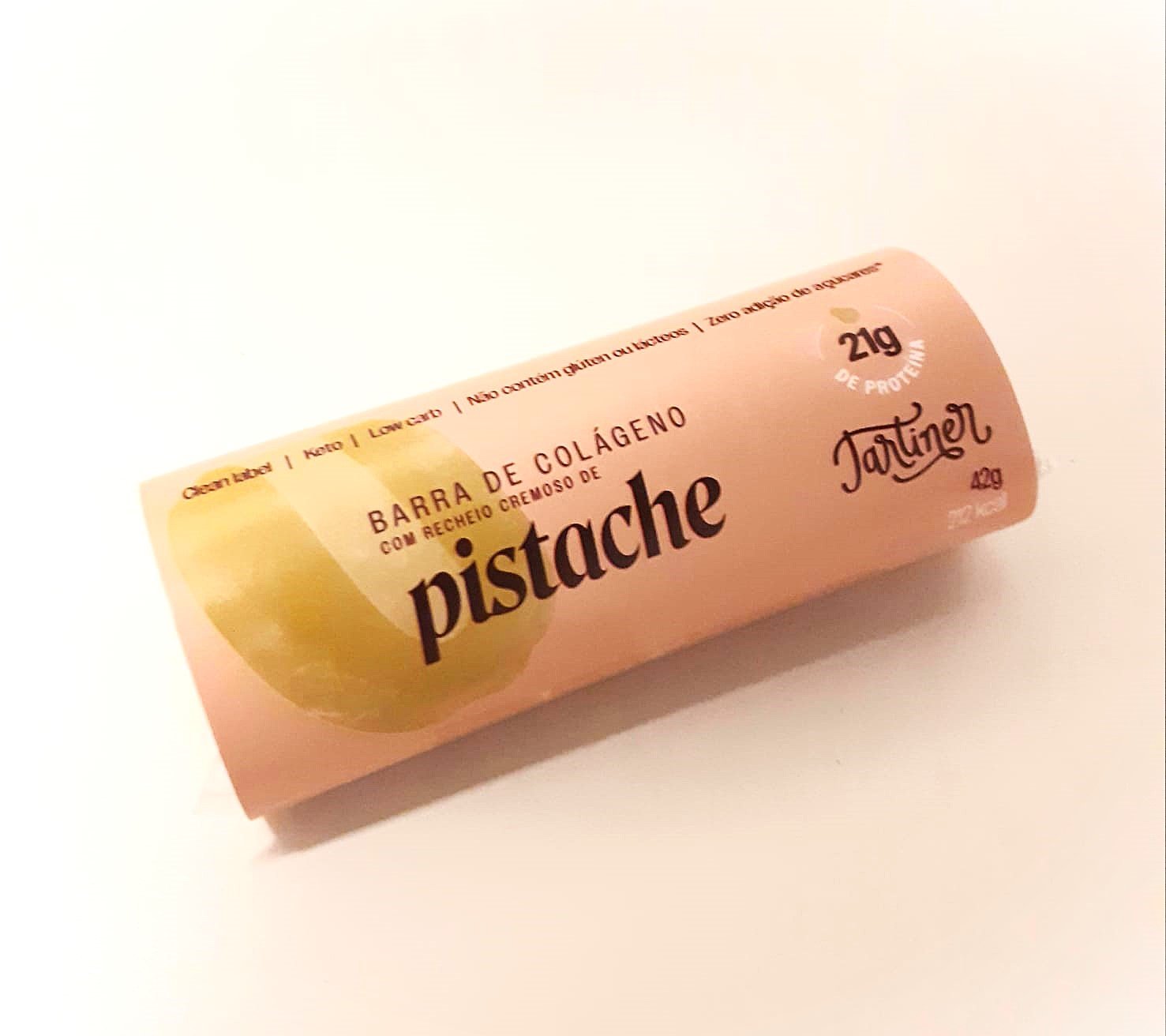 Barra de Colágeno recheio Pistache 42g