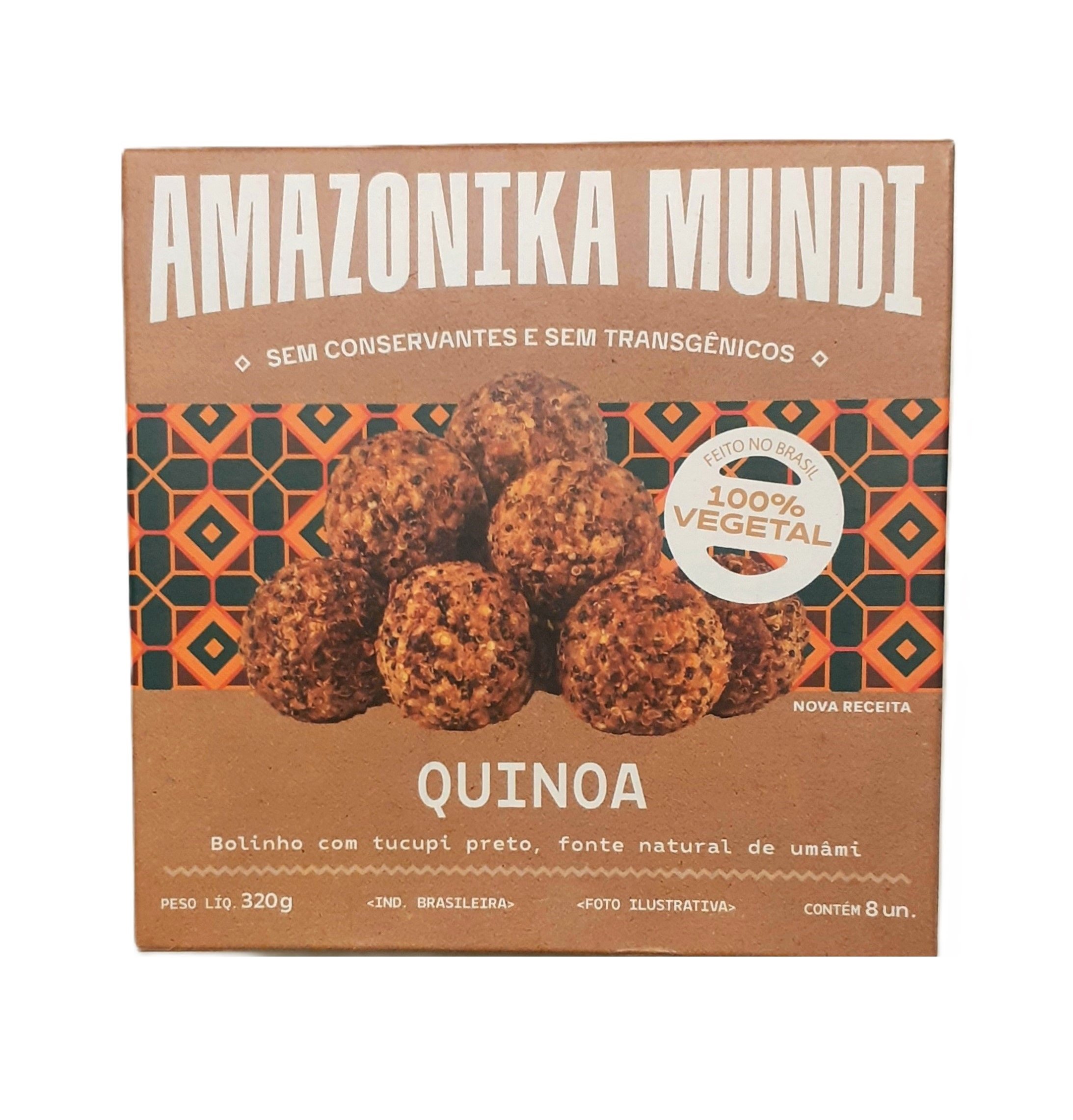 Bolinho de Quinoa Amazonika Mundi 320g