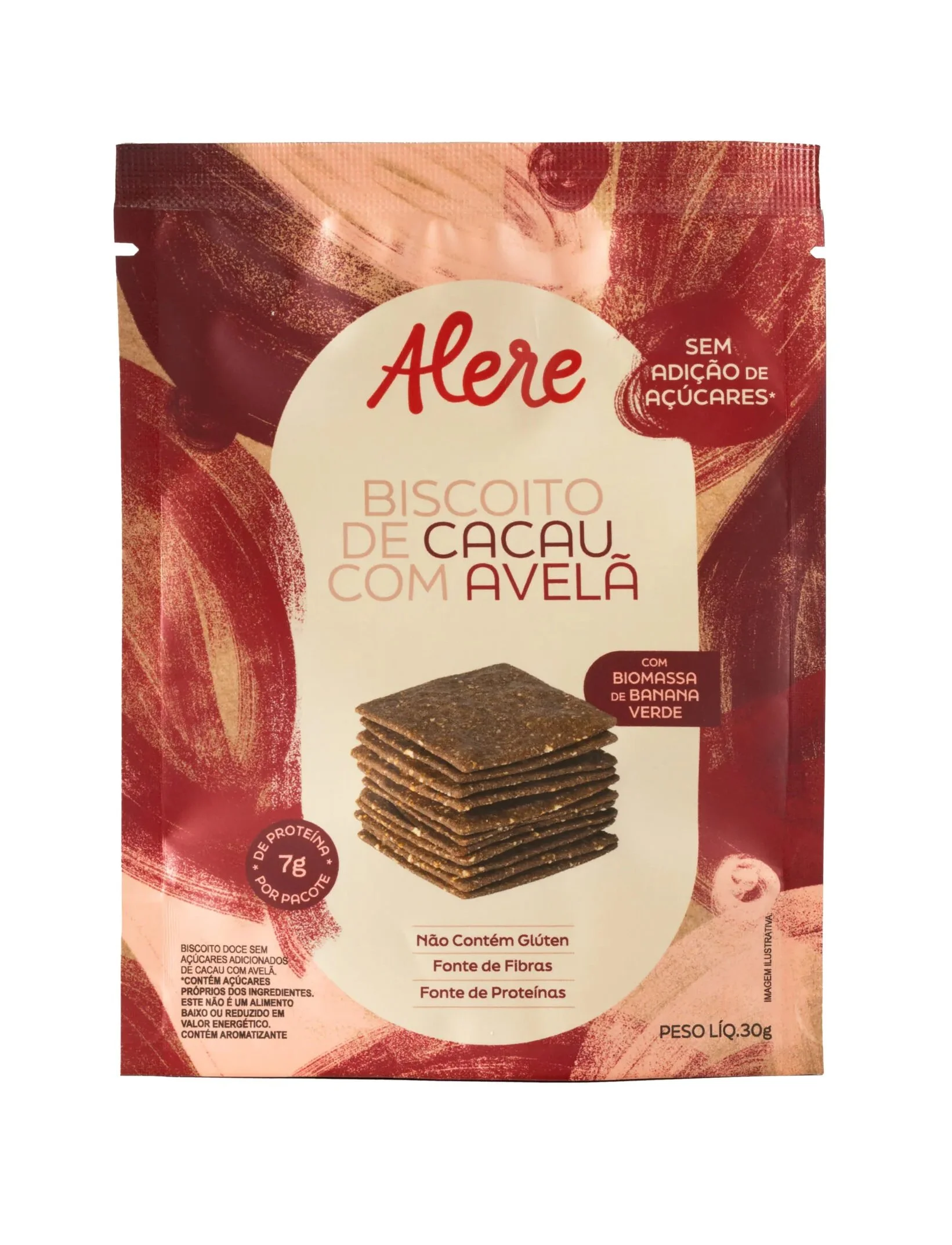 Biscoitos com biomassa de banana verde