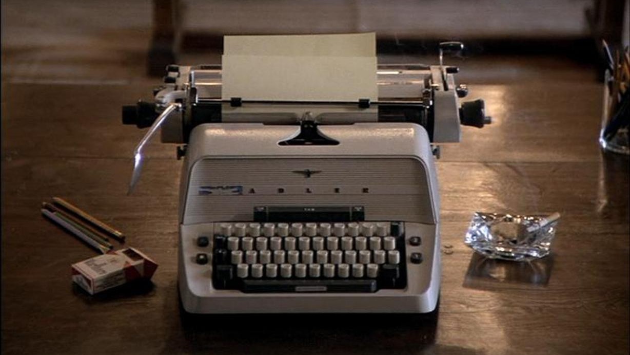 Can you guess the film this typewriter is from?