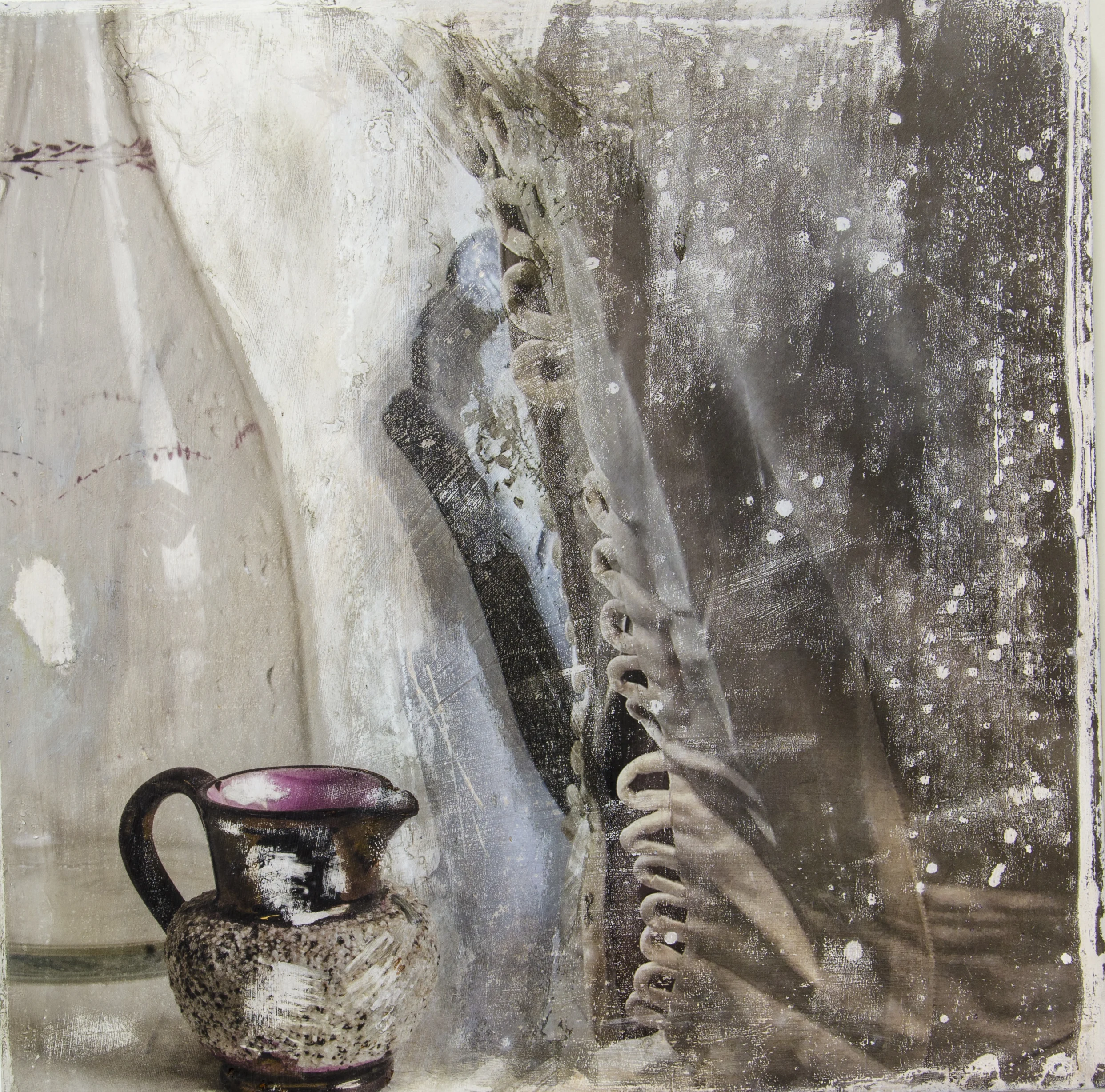 Wedding Dress, 18 X 18 inches