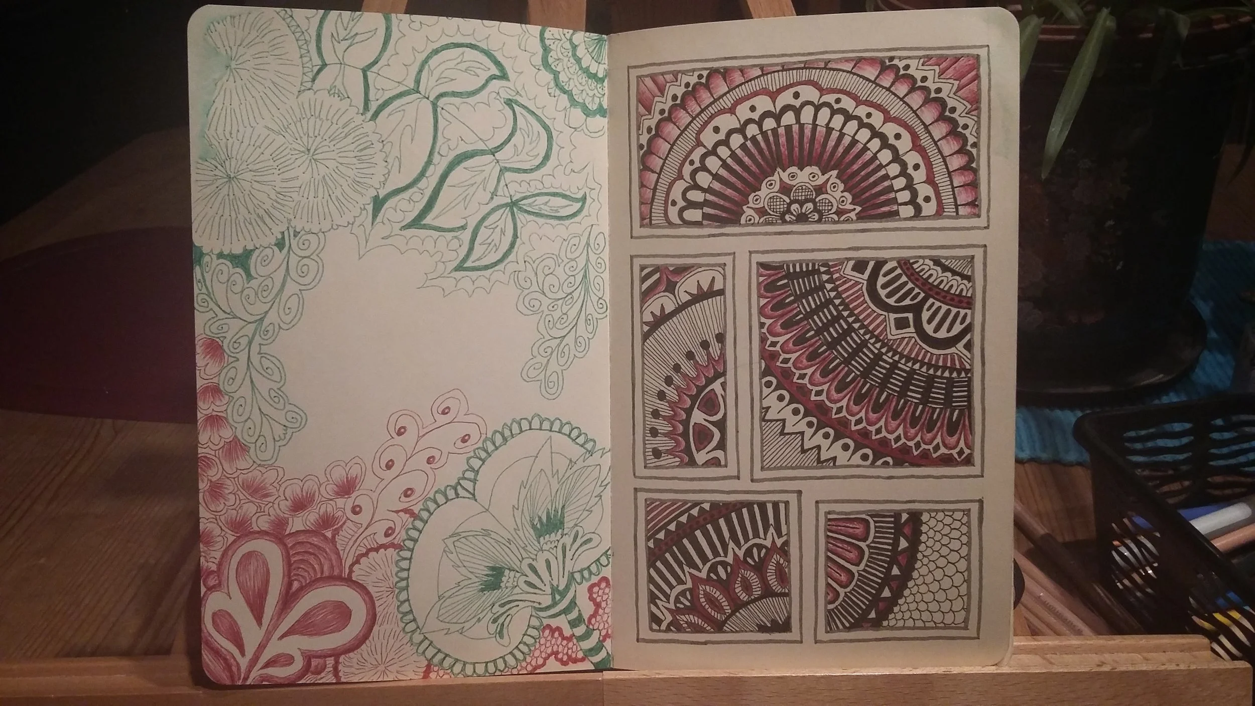 It's been a while since I used this sketchbook