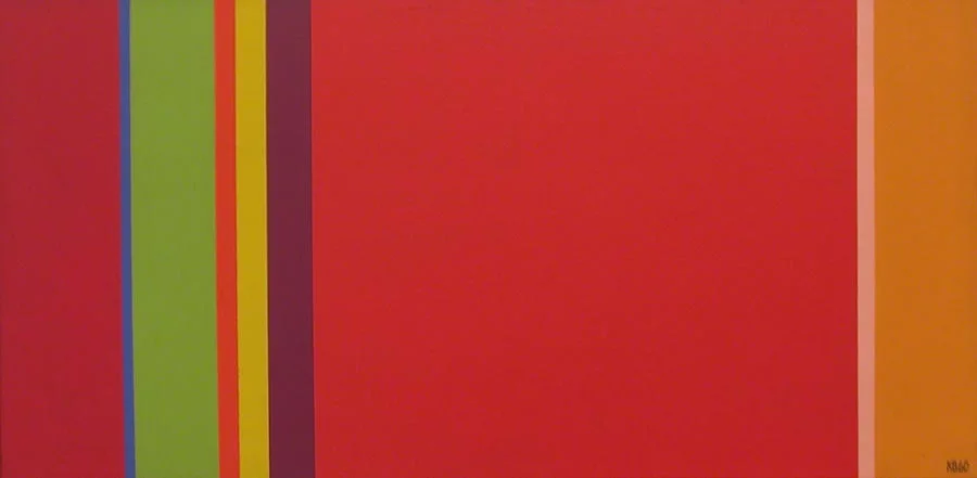 V.S. #3 , 1960 oil on canvas 12 x 24 inches; 30.5 x 61 centimeters