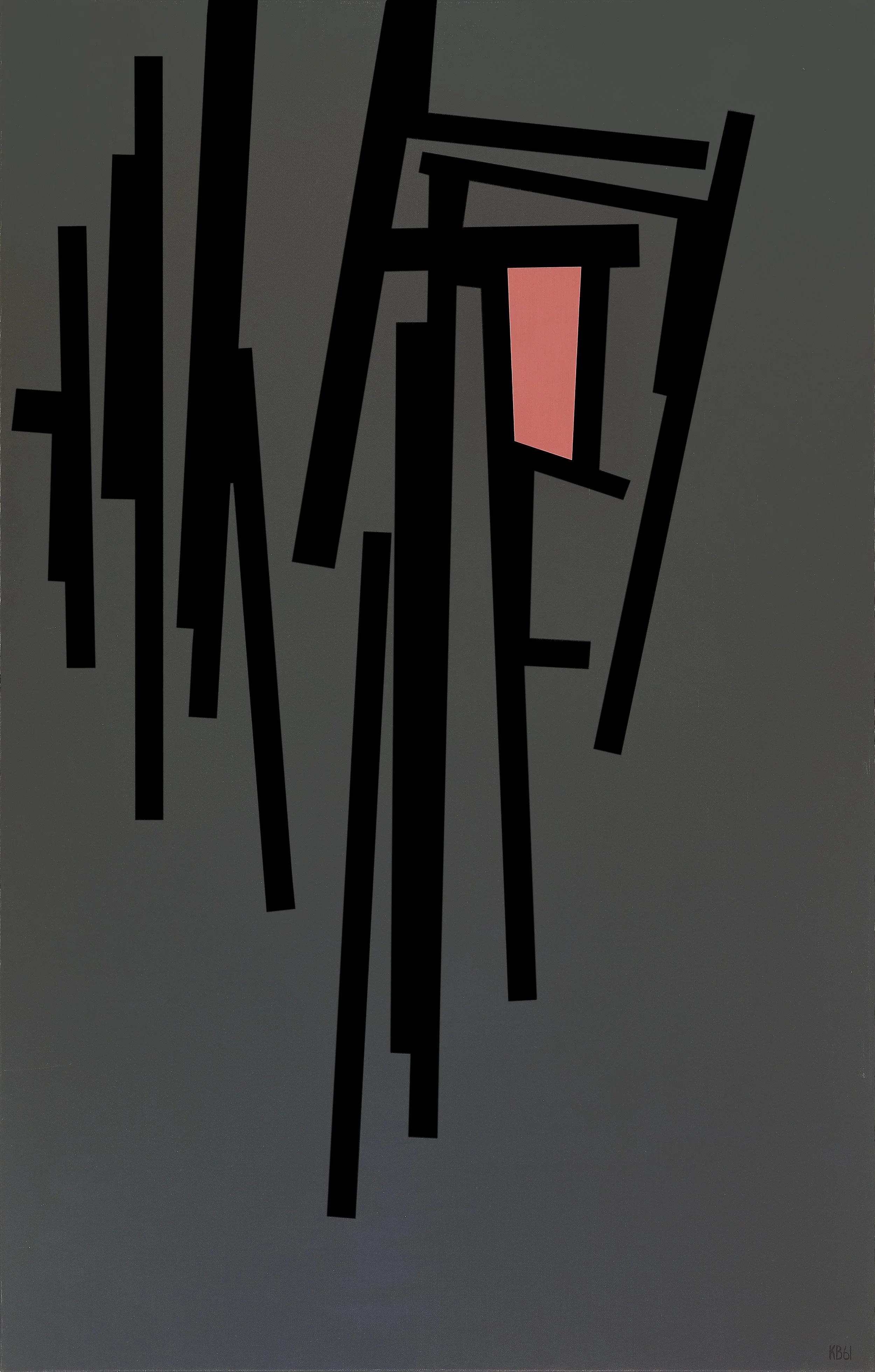 TG #40 , 1961 oil on canvas 50 x 32 inches; 127 x 81.3 centimeters