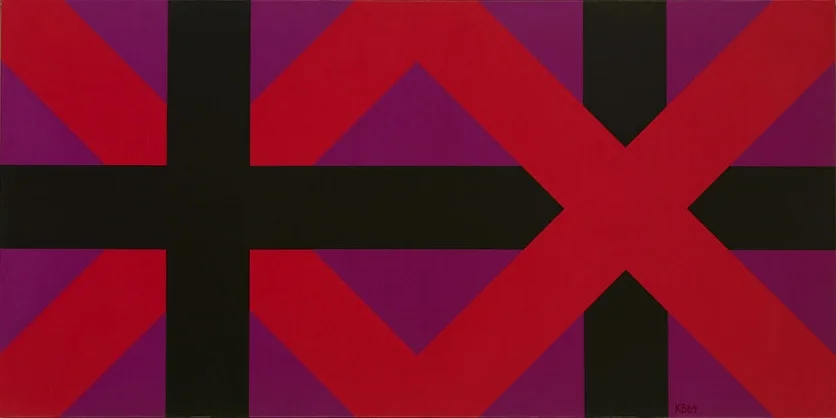 #42 , 1964 oil on canvas 25 1/2 x 51 inches; 64.8 x 129.5 centimeters