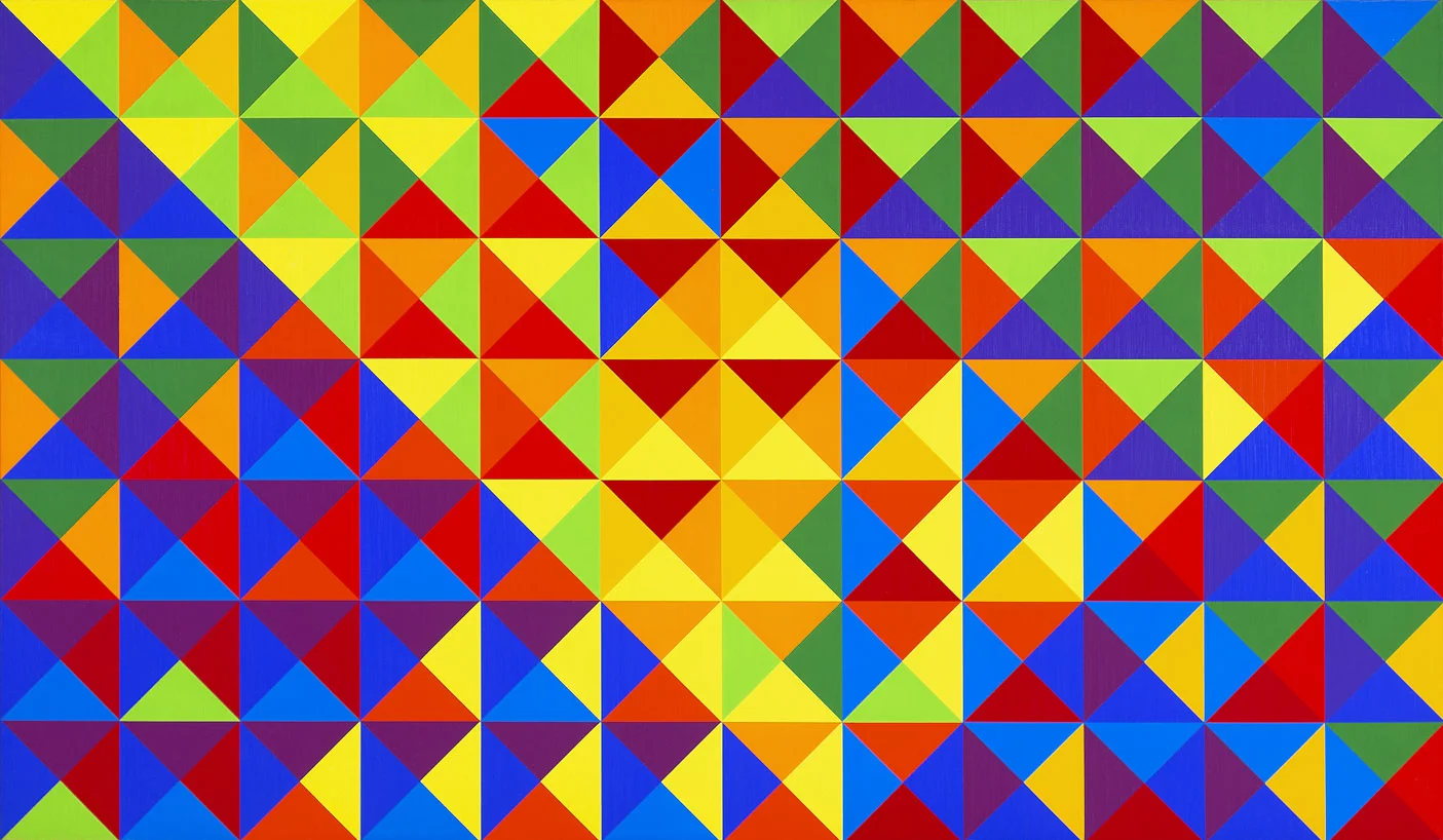 #12 , 1967 oil on canvas 30 x 51 inches; 76.2 x 129.5 centimeters