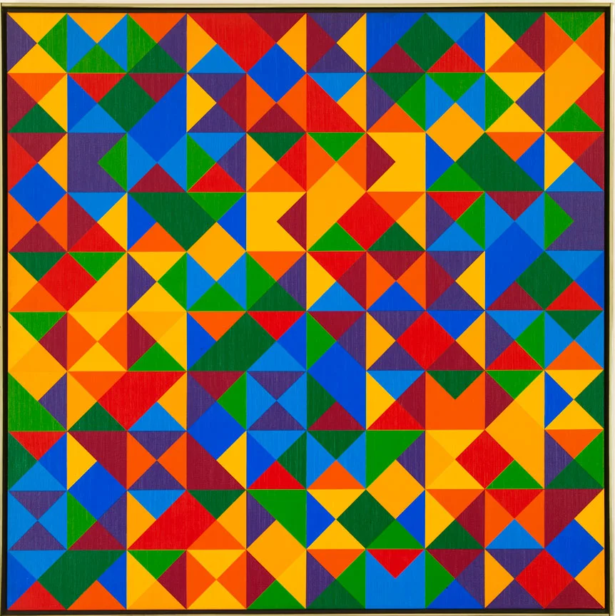 #7 , 1971 oil on canvas 42 x 42 inches; 106.7 x 106.7 centimeters