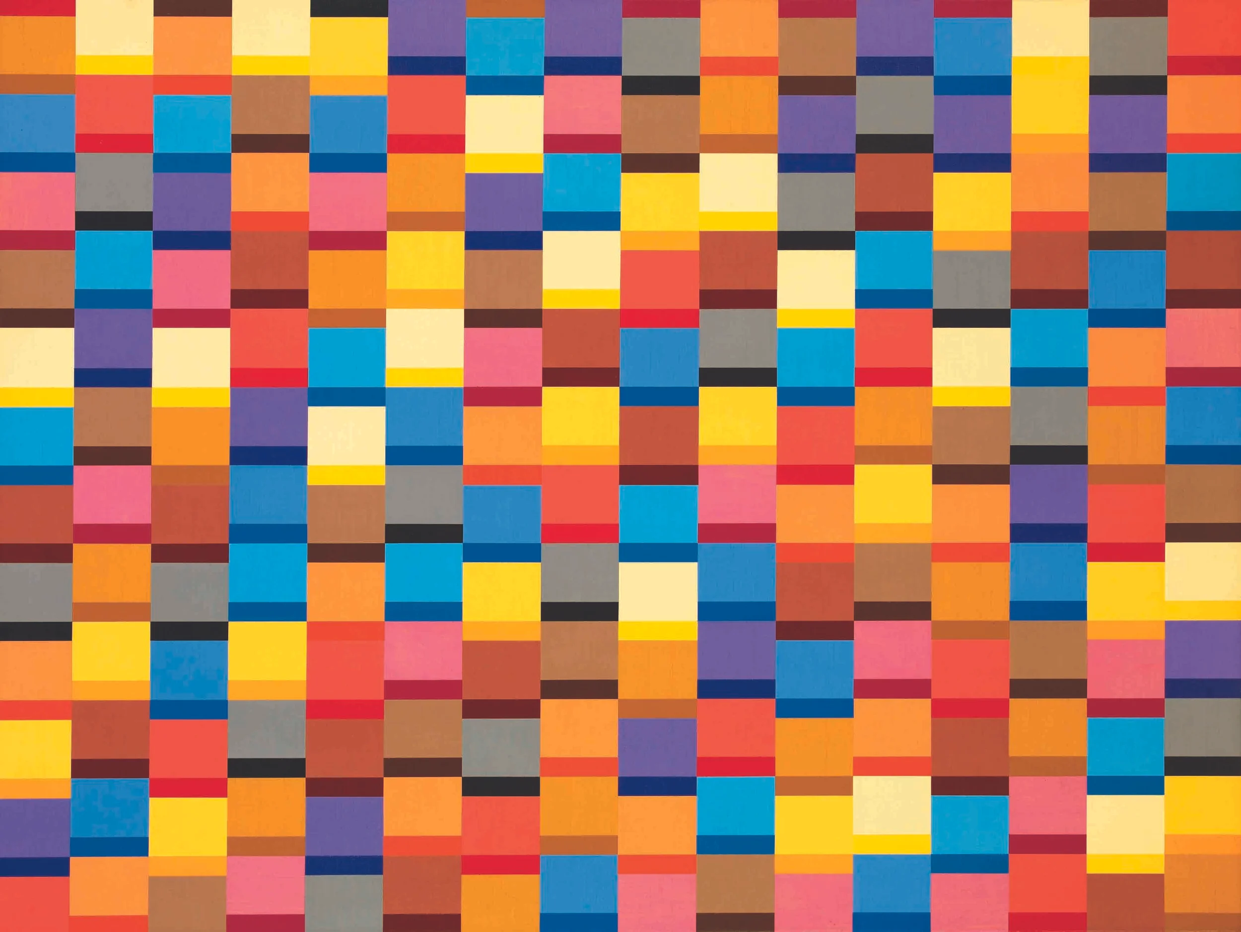 #8, 1972  oil on canvas 48 x 64 inches; 121.9 x 162.6 centimeters