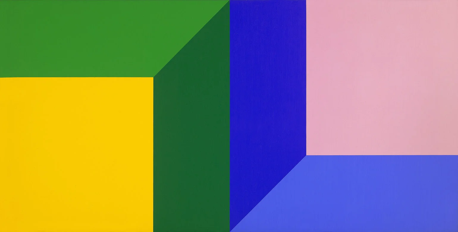 #11 , 1974 oil on canvas 25 x 49 inches; 63.5 x 124.5 centimeters