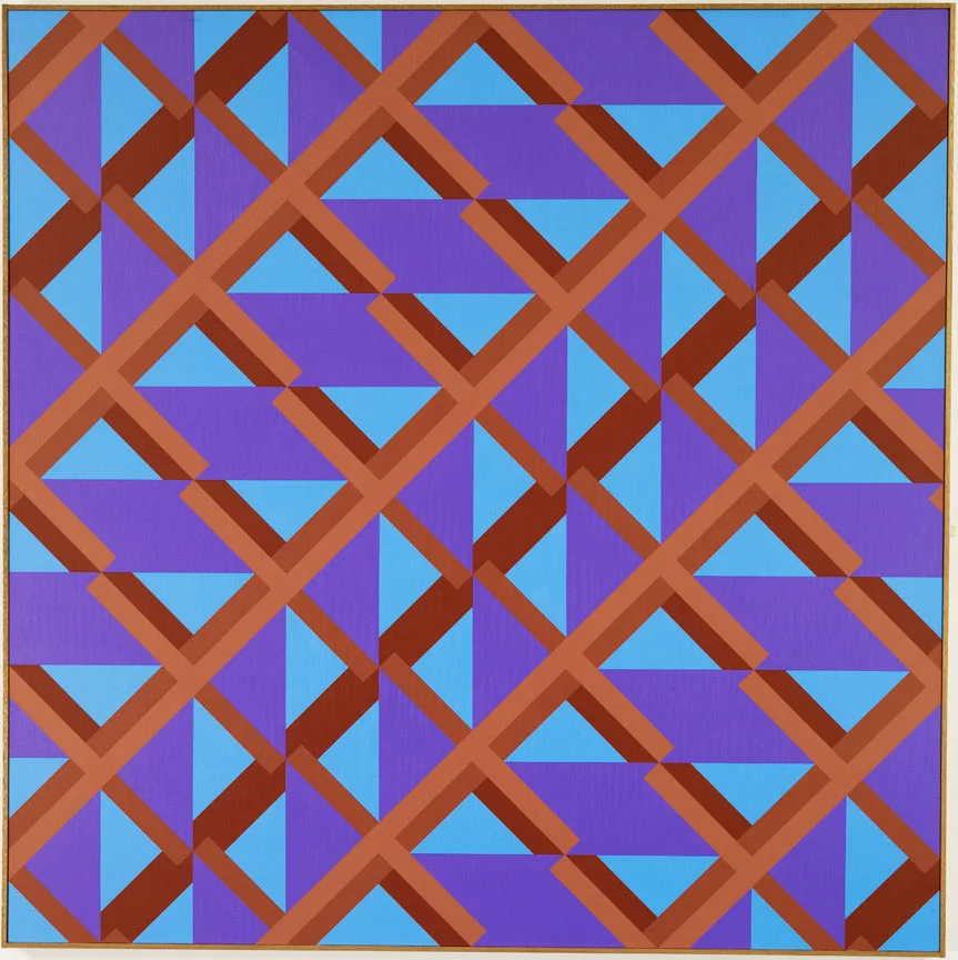 #16, 1981  oil on canvas 60 x 60 inches; 152.4 x 15.2 centimeters