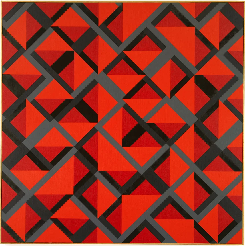 #4 , 1982 oil on canvas 60 x 60 inches; 152.4 x 152.4 centimeters