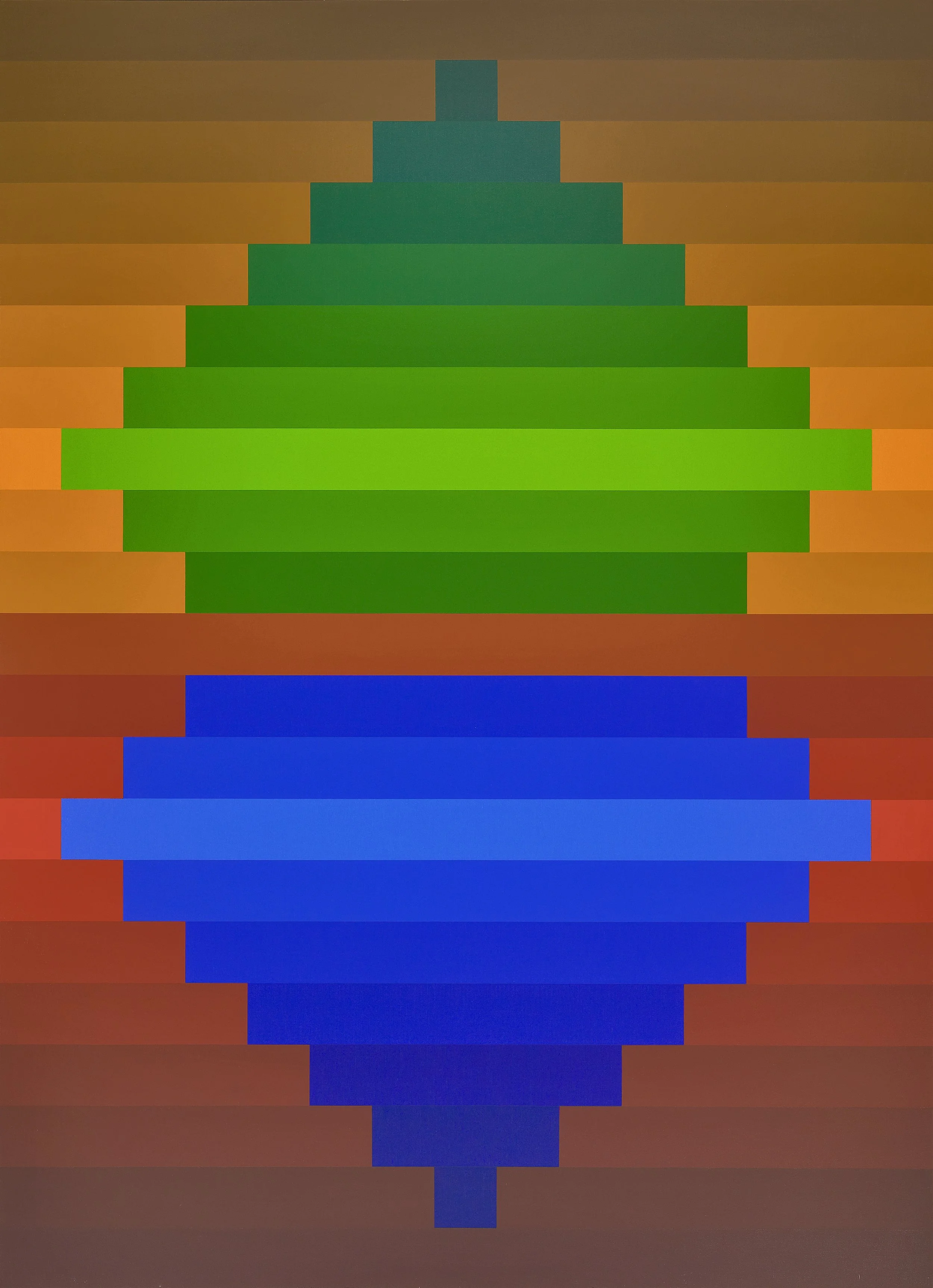 #17 , 1982 oil on canvas 63 x 45 inches; 160 x 114.3 centimeters