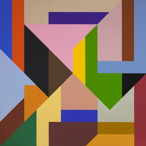#3 , 1989 oil on canvas 60 x 60 inches; 152.4 x 152.4 centimeters