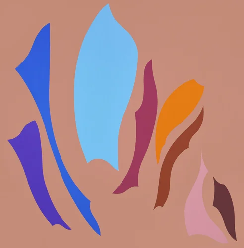 #5 , 1992 oil on canvas 48 x 48 inches; 121.9 x 121.9 centimeters