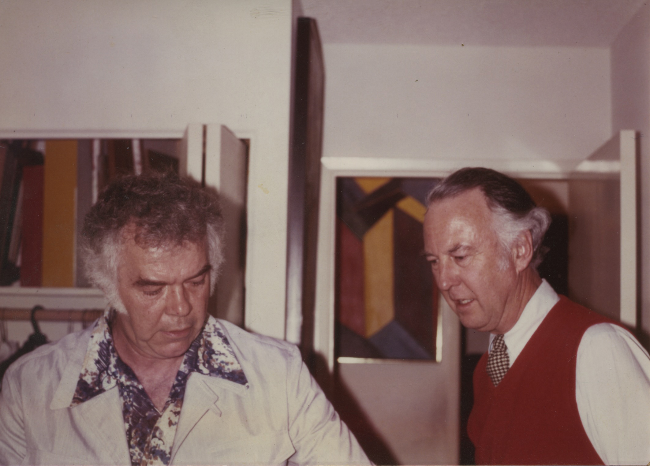  Karl Benjamin and Frederick Hammersley, 1981. 