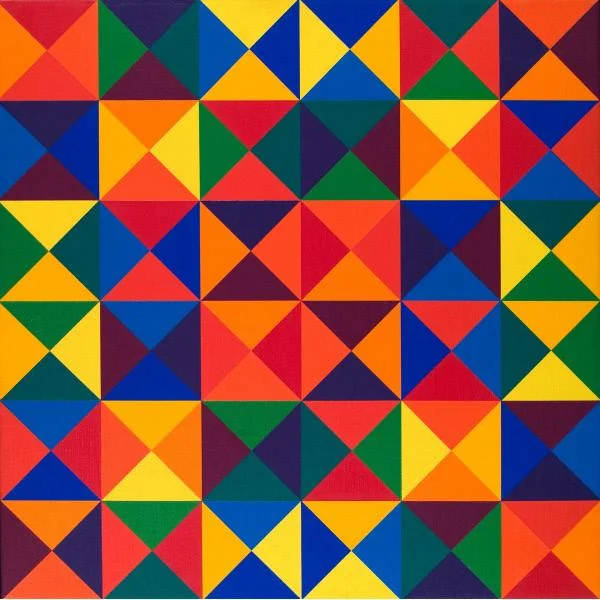 #4 , 1968 oil on canvas 22 x 22 inches; 55.9 x 55.9 centimeters The Huntington Library, Art Collections, and Botanical Gardens.