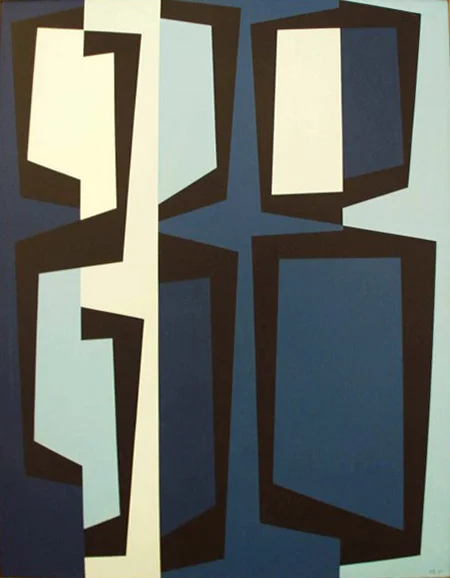 Totem Group II, 1957 oil on canvas 50 × 40 inches; 127 × 101.6 centimeters