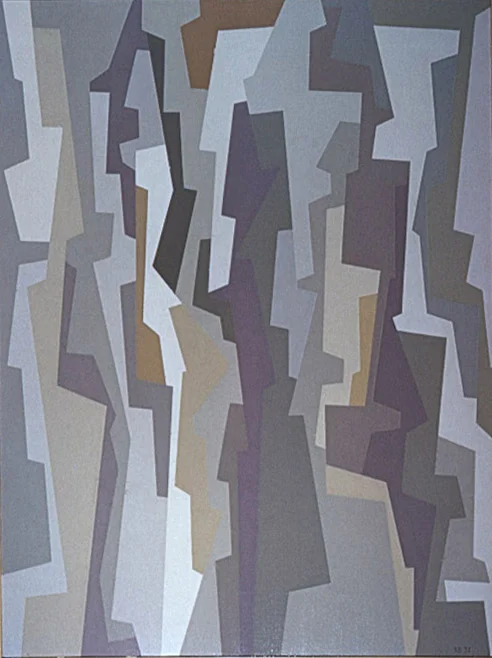 I.F. Ochre Umber Violet , 1958 oil on canvas 39 15/16 × 30 1/16 inches; 101.4 × 76.4 centimeters Whitney Museum of American Art