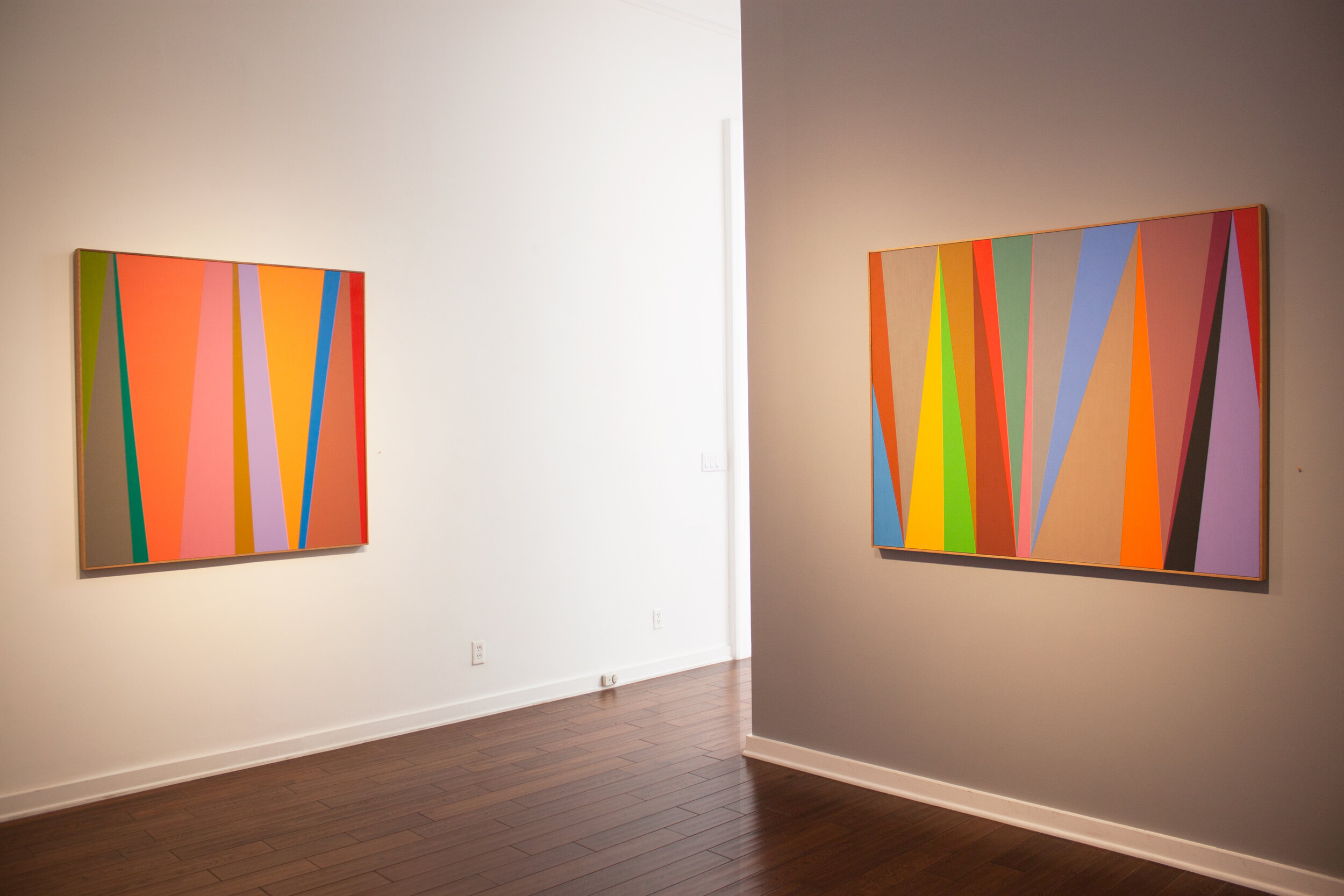   Karl Benjamin – The Late Paintings , Louis Stern Fine Arts, 2014 