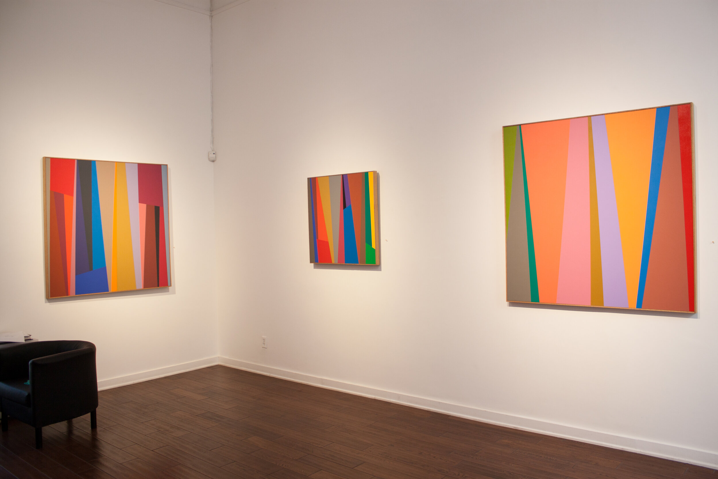   Karl Benjamin – The Late Paintings , Louis Stern Fine Arts, 2014 