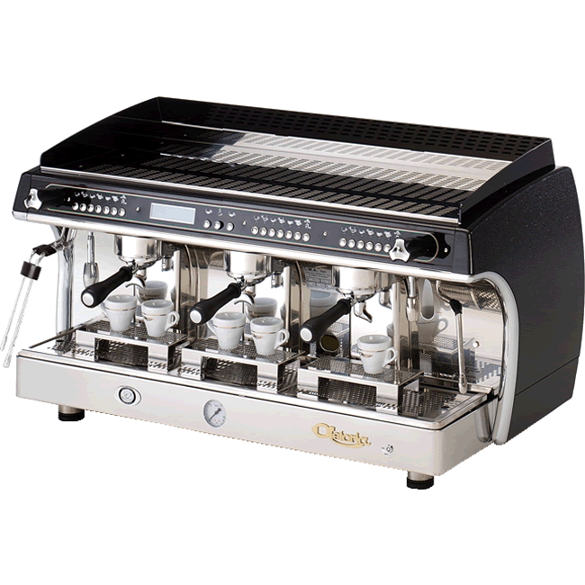 ASTORIA FORMA 3 GRP ESPRESSO COFFEE MACHINE BLACK COMMERCIAL CAFE