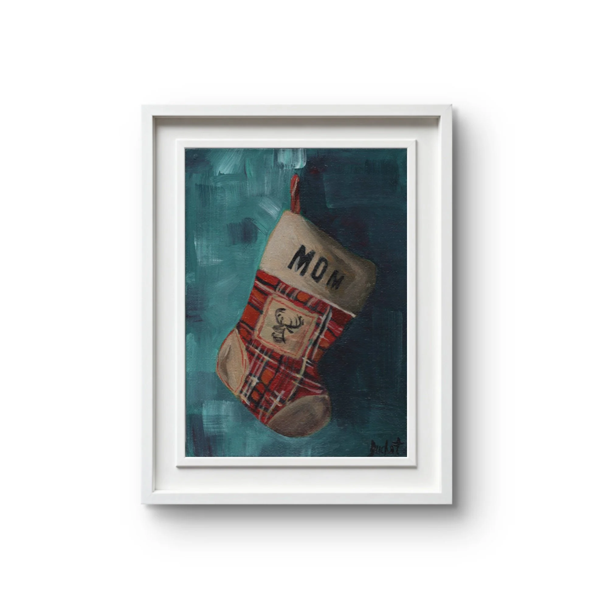 small study - christmas stocking