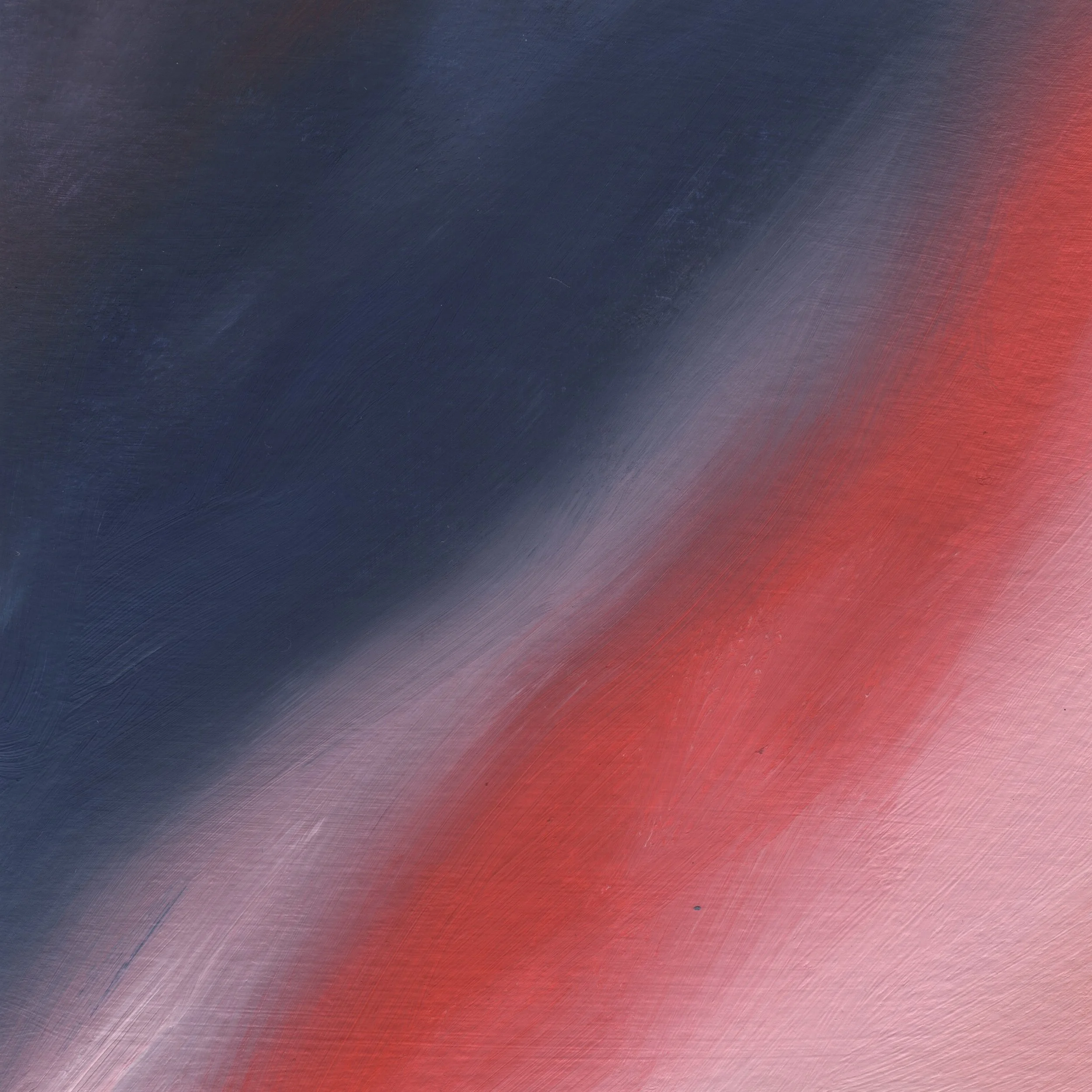 Abstract Painting with a brushed texture, displaying gradient colors from blue to red.