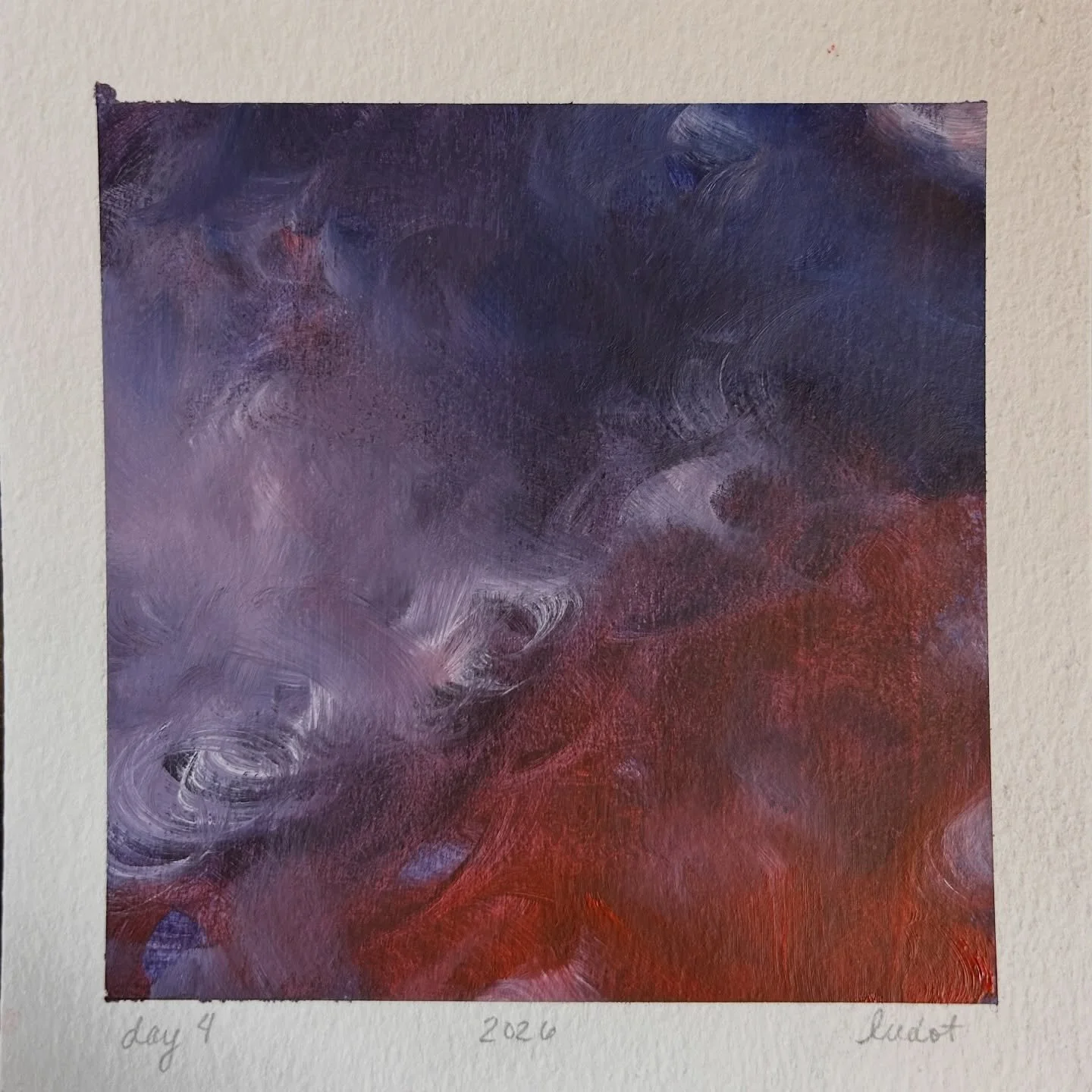 day 4 of #the100dayproject 

Tarot card pulled: Five of Pentacles

This feels like a bad omen; makes me worried about my finances, if there&rsquo;s some shoe about to drop. The loss of money but also potentially status, safety, health. Mistakes that 