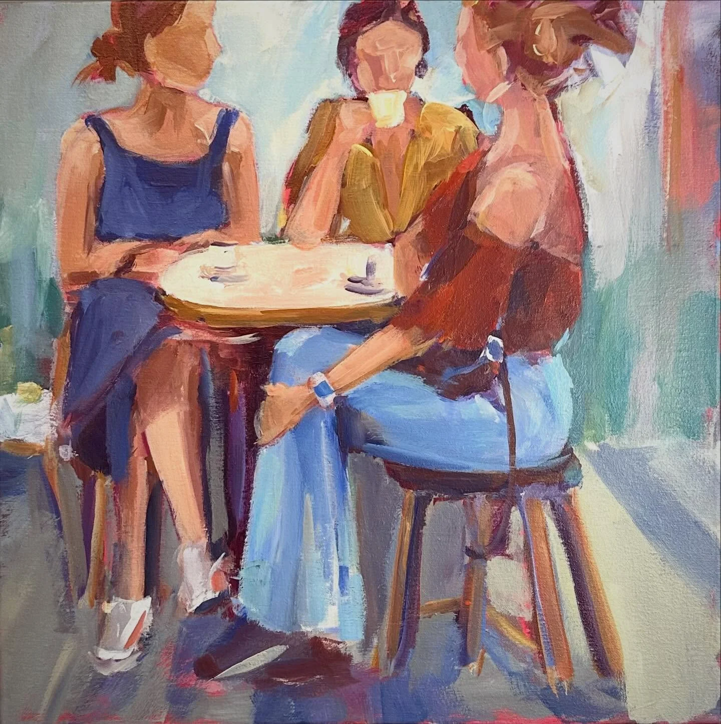 Day 2 of #30daysofcreativity 
Prompt: CURVY

I enjoy painting women above almost everything else.
I&rsquo;ve been hooked since my first live figure drawing class, where our model was 8 months pregnant. The body is just so profoundly made and beautifu