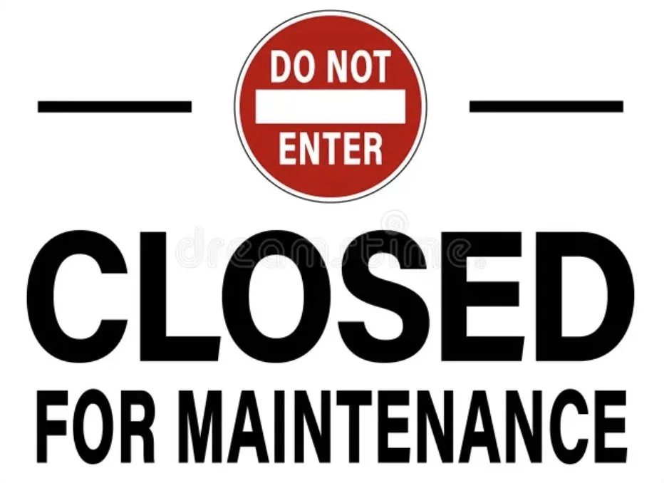 CLOSED for maintenance