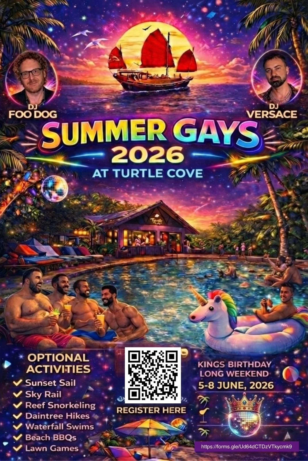 SUMMER GAYS - Group Booking 