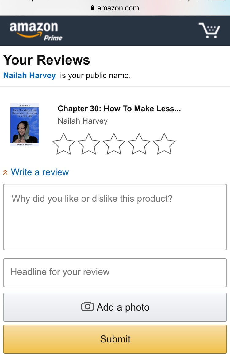 How to Write an Amazon Book Review — N.HARV