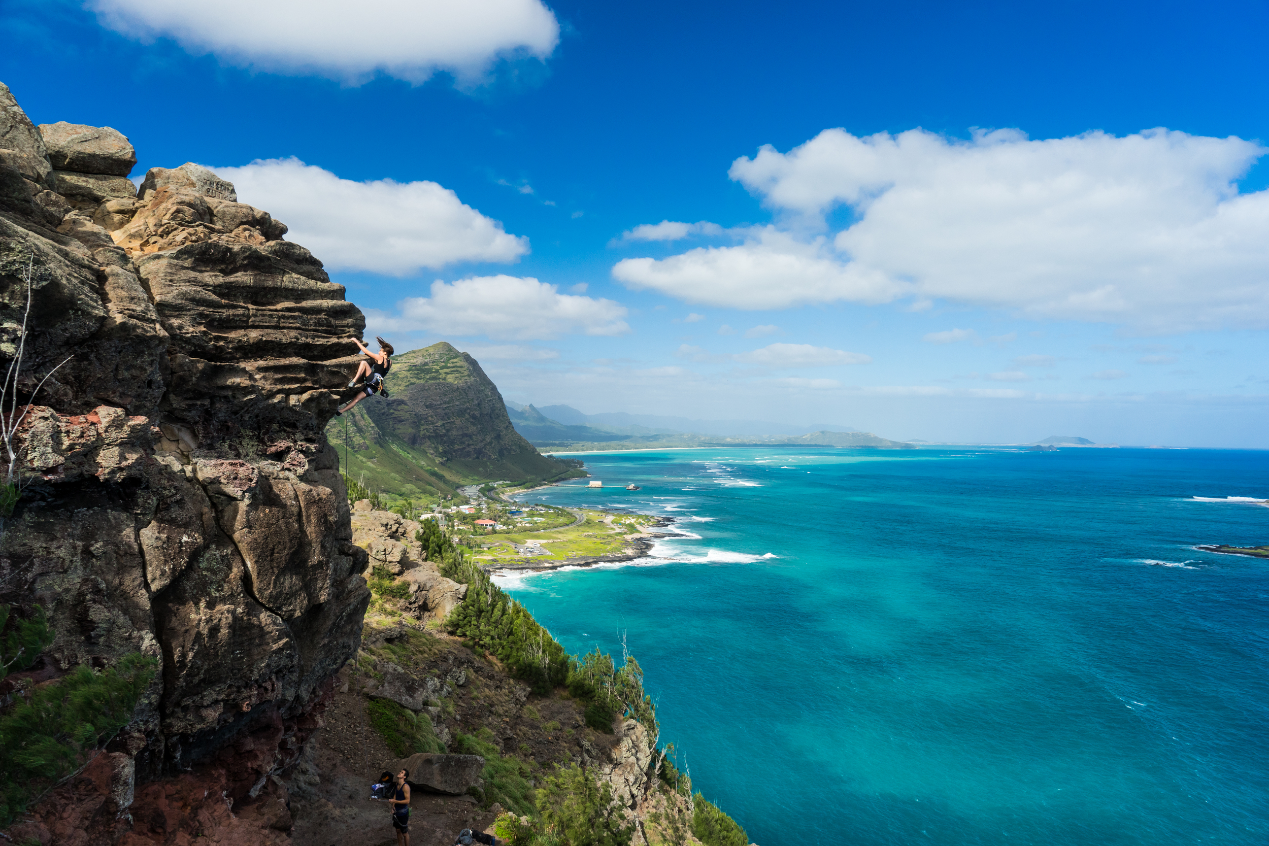 Makapu'u Climbing Natasha Lozanoff