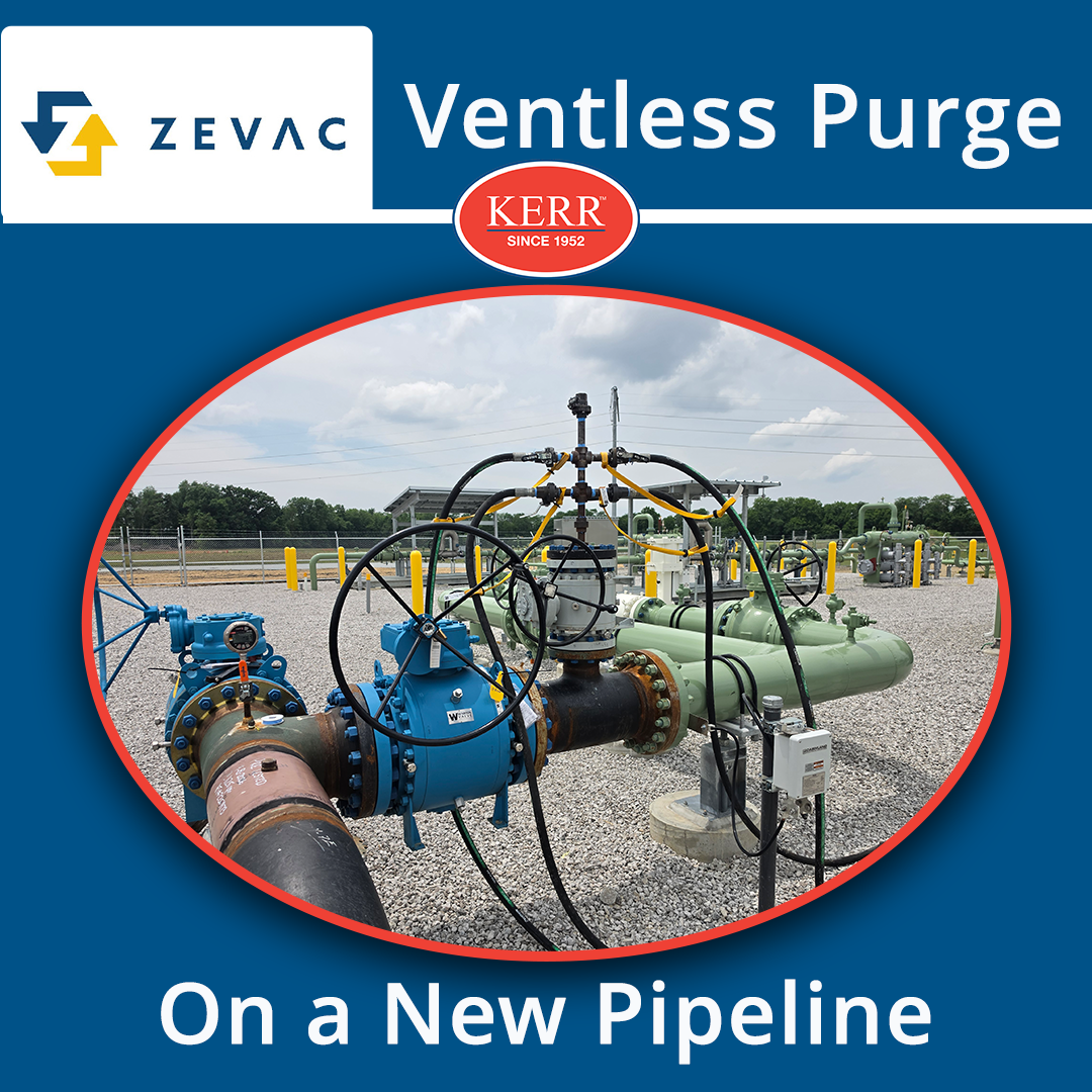 ZEVAC Ventless Purge on a New Pipeline