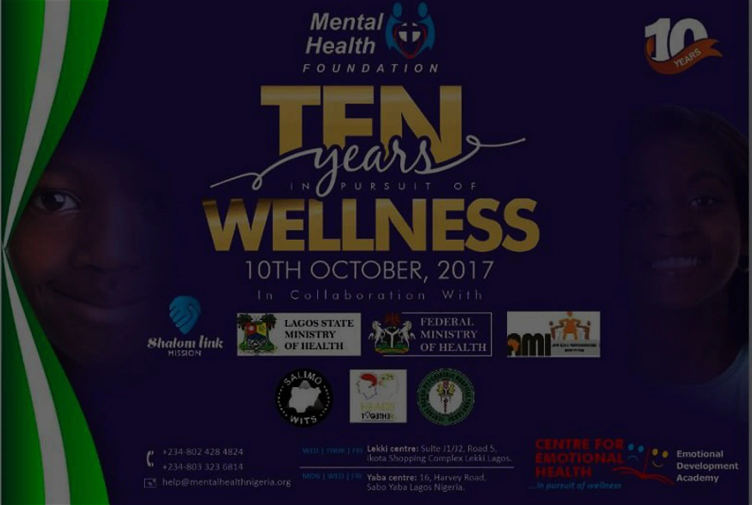 Mental Health Foundation – ‘10 Years in the Pursuit of Wellness’ 