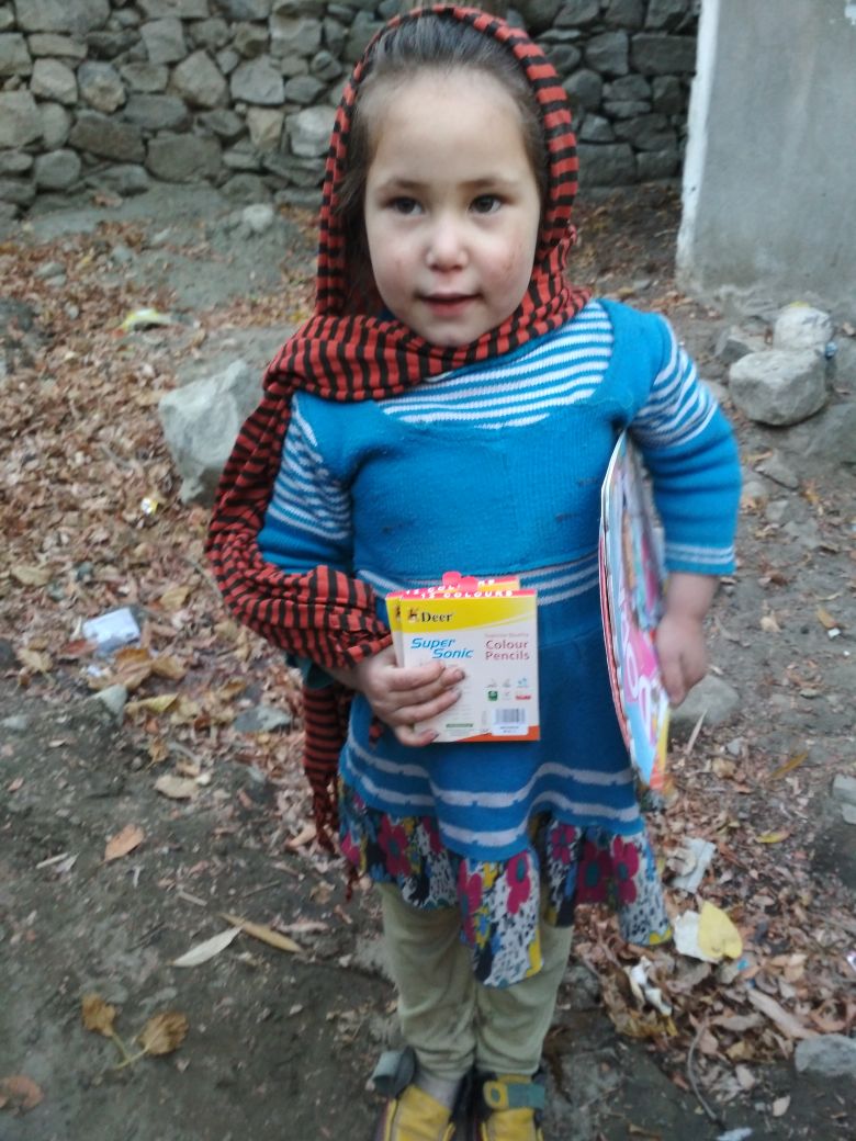 Enrollment is exciting for the students who are given presents to celebrate!