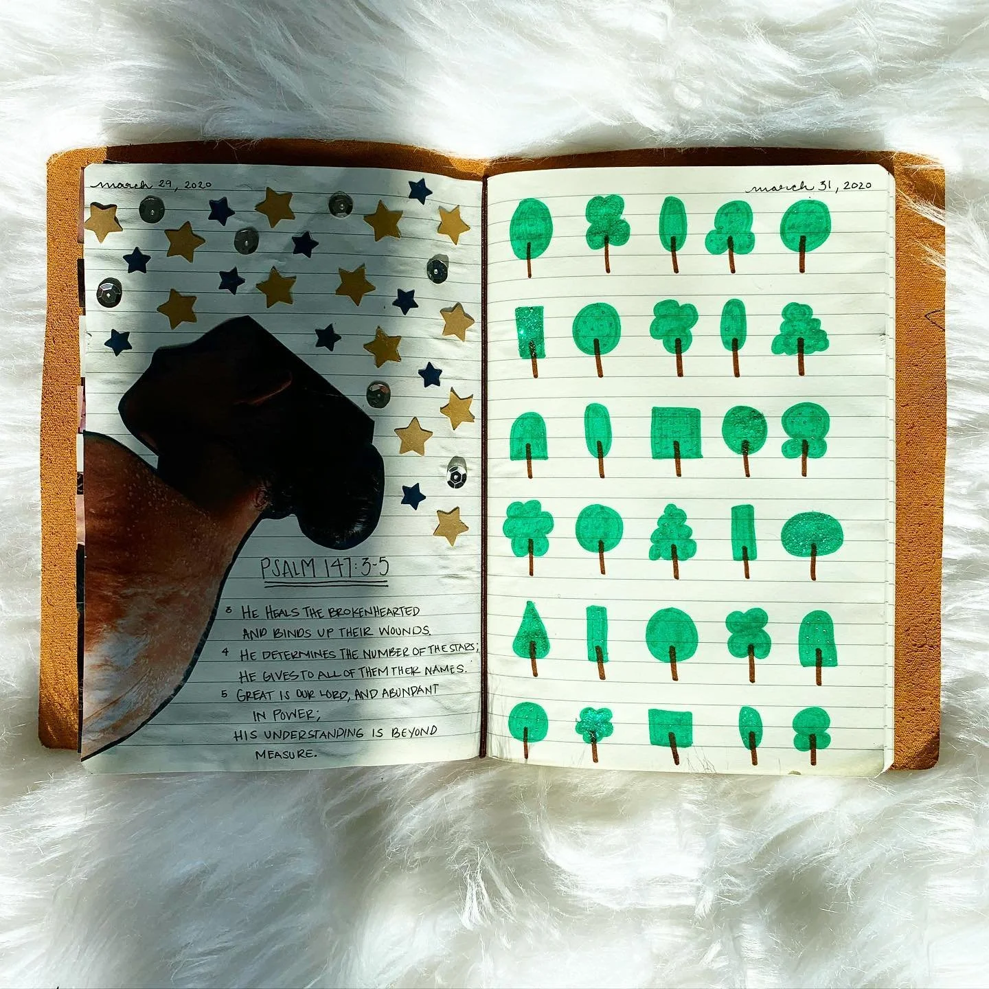 Tiny trees.🌳
.
.
.
.
#journal #journaling #creativejournaling #day3 #tryingtofindcreativity #green #drawing #markers #art