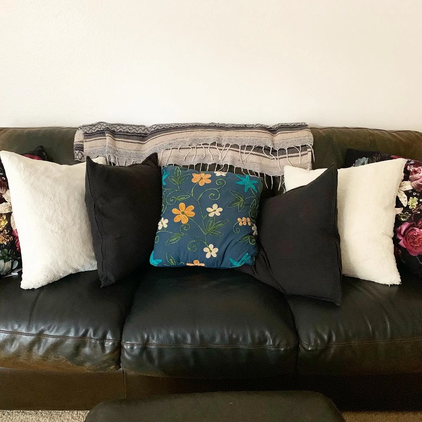 Re-stuffed and washed an old favorite. Swipe to see the before. #nationalsewingmonth