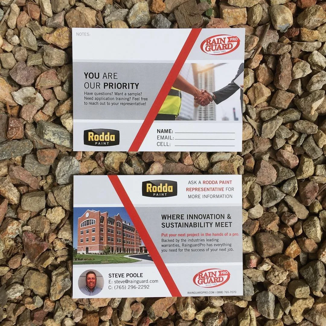 Postcard I made for one of the reps @rainguardpro