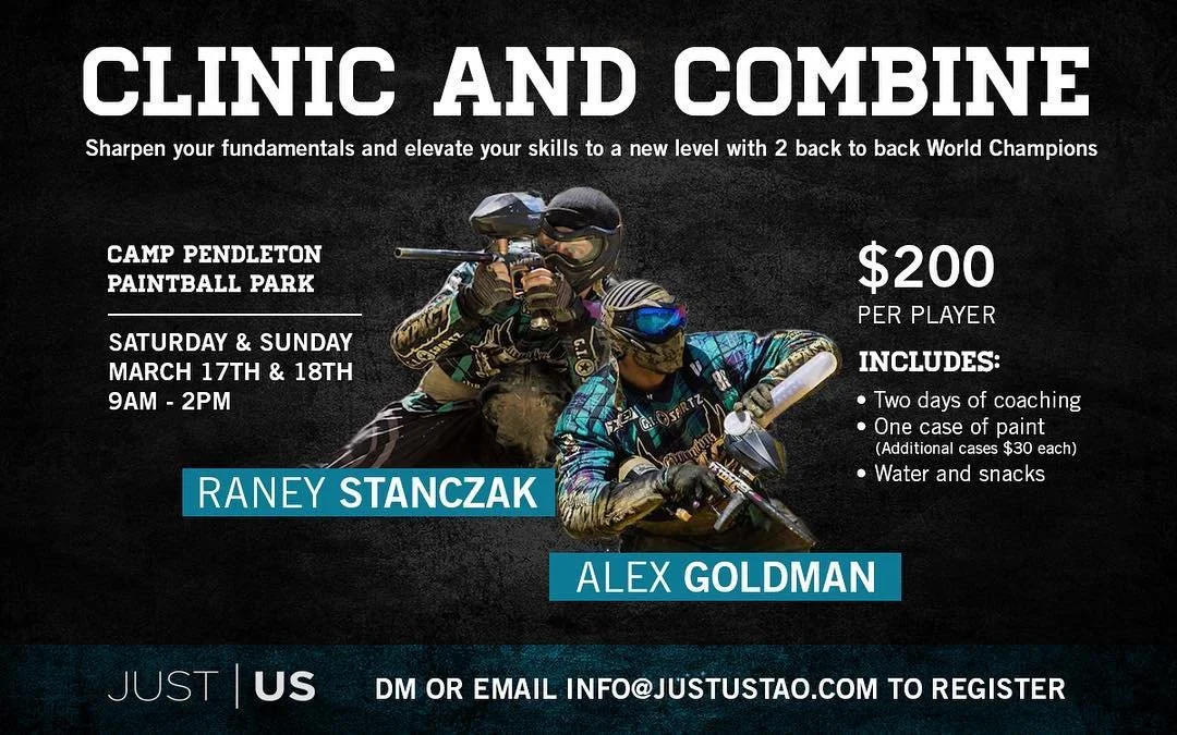 Digital flyer I designed for #justusinc #paintball #graphicdesign #digitalmarketing