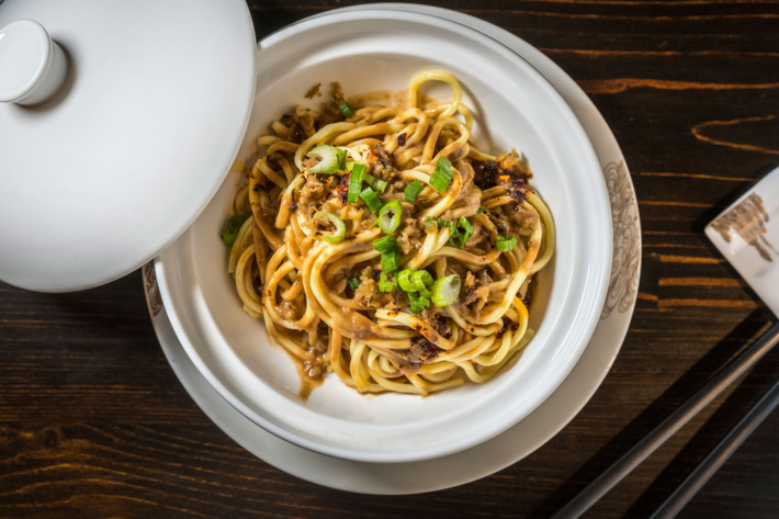 Cold Noodles with Sesame Sauce
