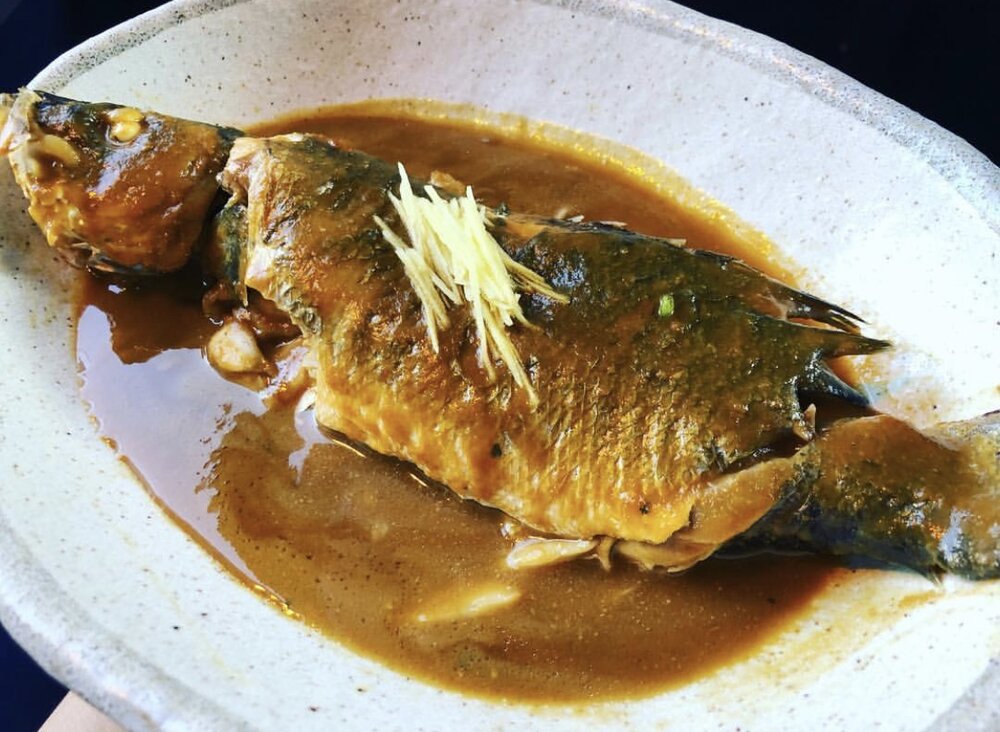 Miso Braised Branzino