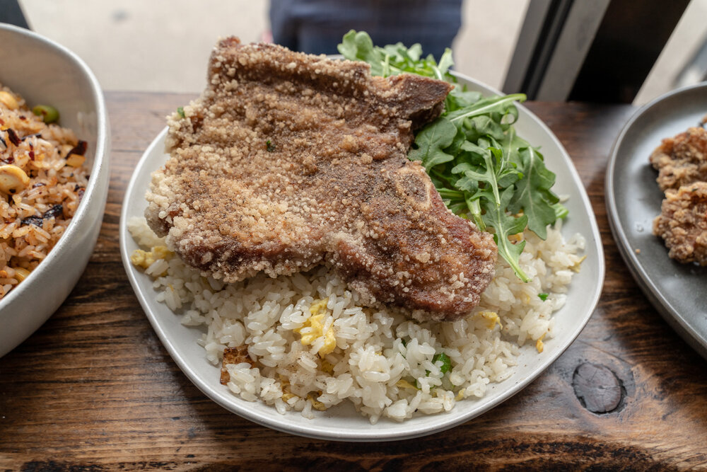 Bone-in Pork Chop Fried Rice