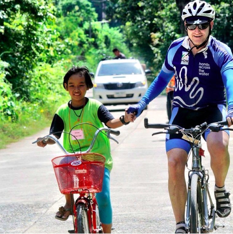 Finishing the rides and meeting the kids who we have ridden to support is always the highlight of the ride. It never, ever, gets old.