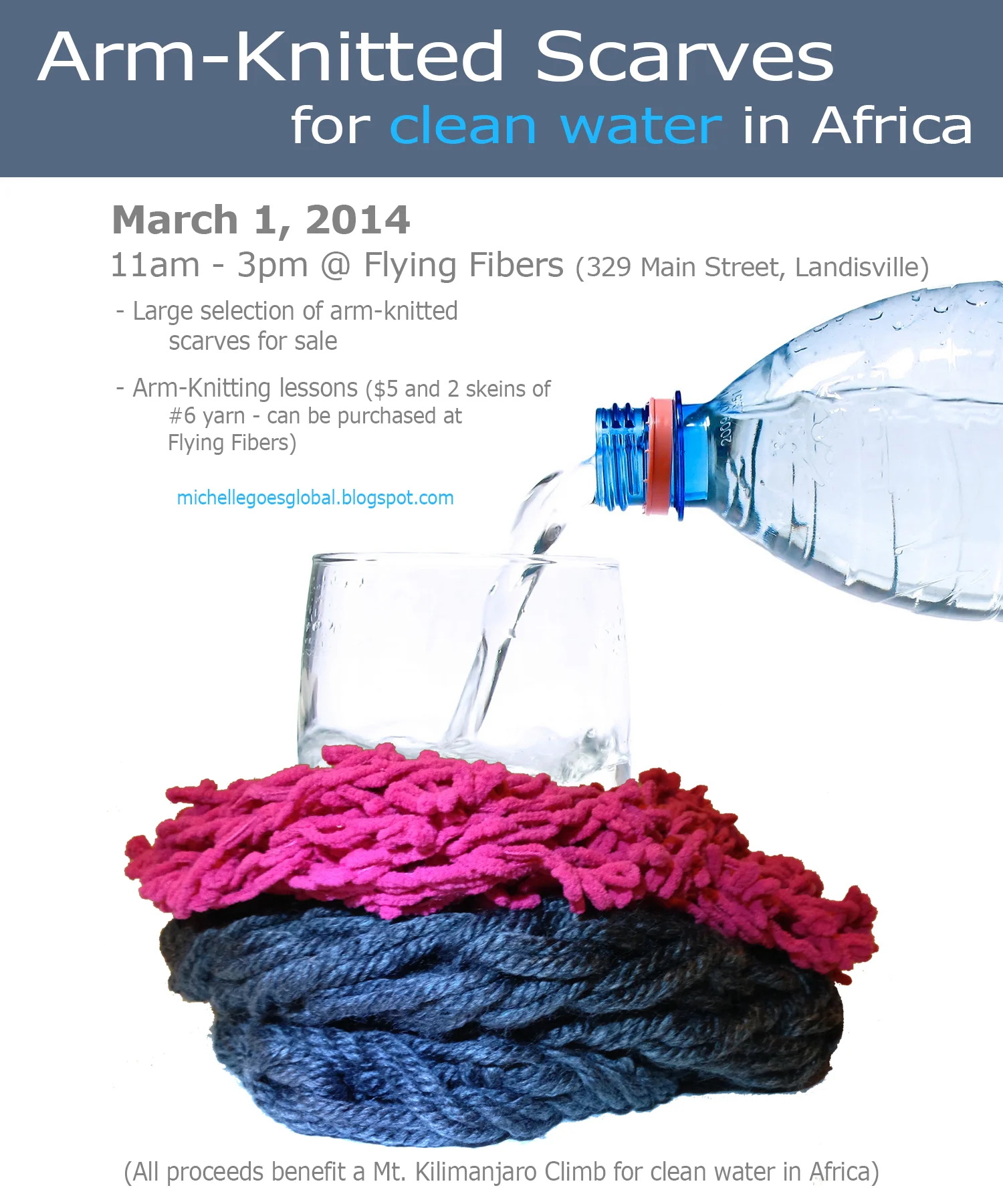 Arm Knitting Lessons on March 1