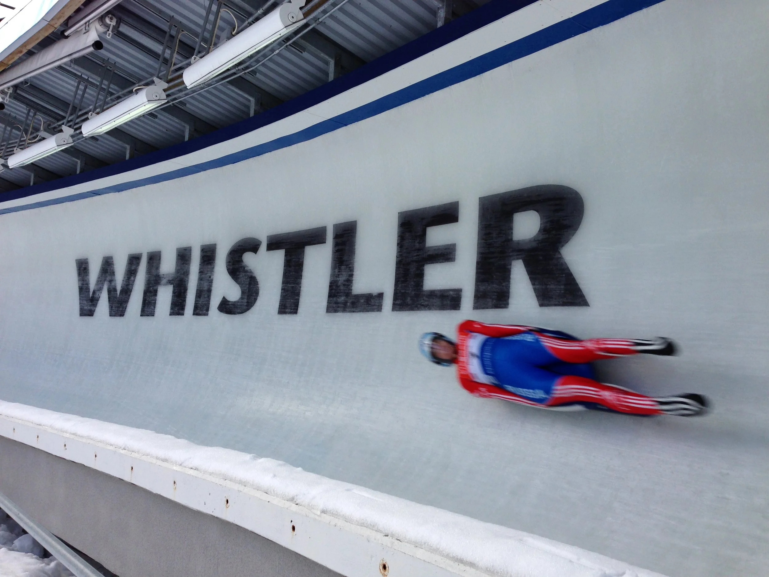 Luge at the Whistler Slide Centre