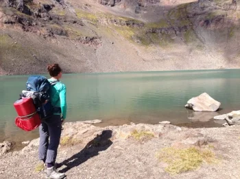 And this was folding the sleeping pad in half and barely stuffing it inside of the red sack. Looks ridiculous bungee strapped to my backpack!